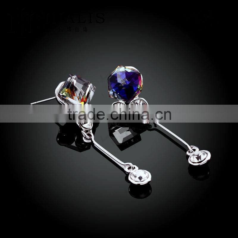 2015 Hot sale Lekani sparkling jewels 18K gold plated earring