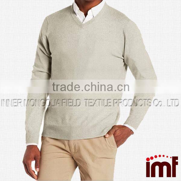 Cashmere Men's 100% Cashmere V-Neck Sweater