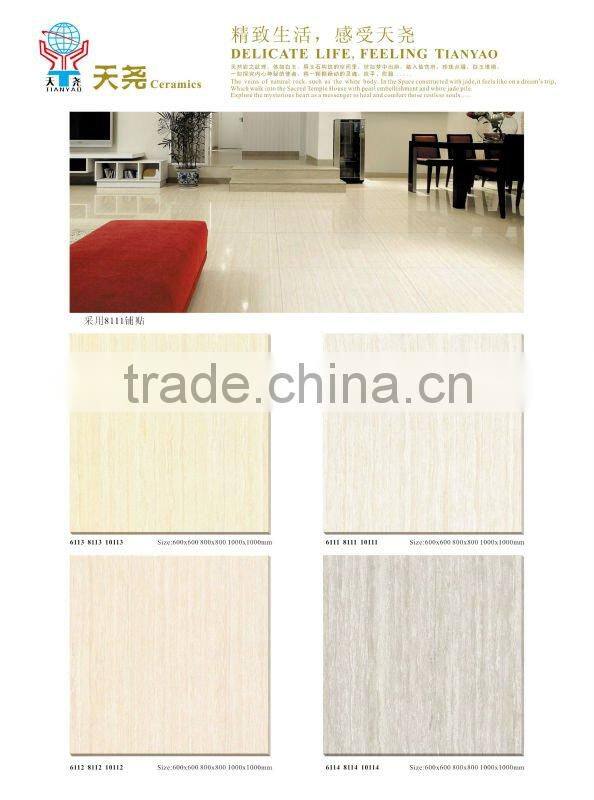 hot sale cheap floor tile different types of floor tiles,600*600 polished porcelain tile