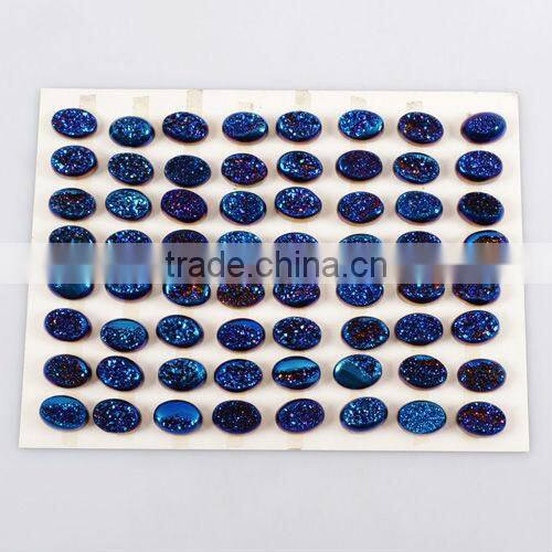 Semi Precious Black Window Druzy