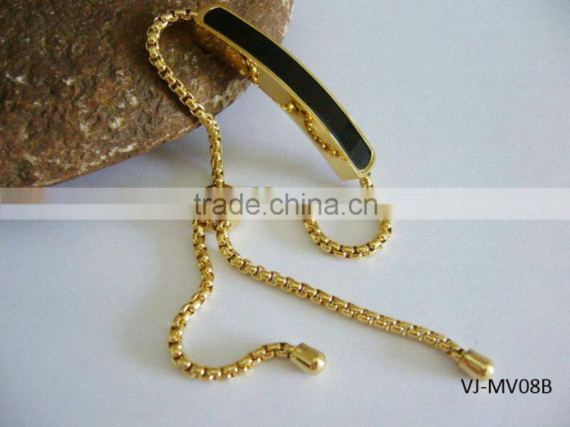 Stainless Steel Box Chain Necklace (MA012903)