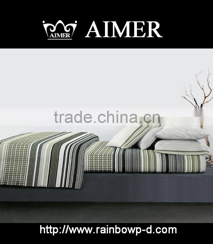 100%cotton red flower reactive printed bed sheet /duvet cover /flat sheet