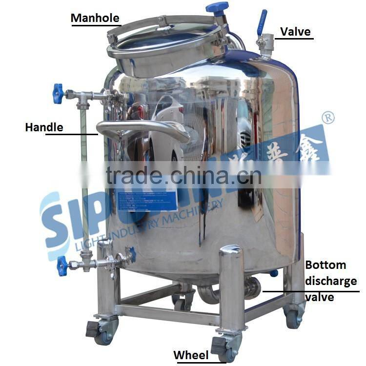 High Quality Stainless Steel Oral Liquid Storage Tank For Sale