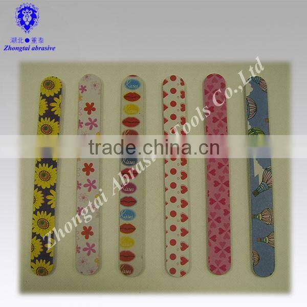 Promotion Rectangular Nail File for Gel Nail with size 17.8*3*0.4