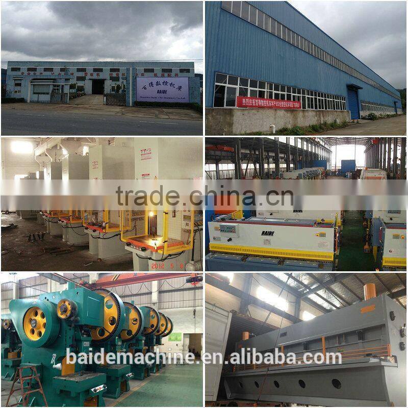 Q35Y series 90T hydraulic punching machine with single head punching machine