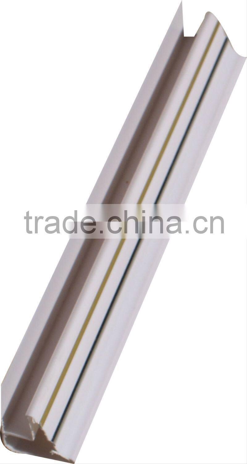Decorative Plastic corner,PVC TOP CORNER,PVC decorative top jointer TP013