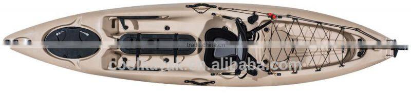 12ft one seater plastic fishing kayak sale