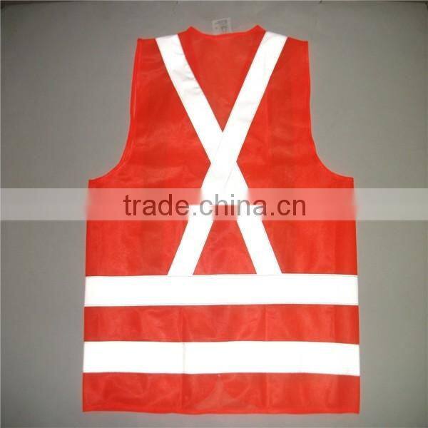 high visibility traffic safety vest fabric