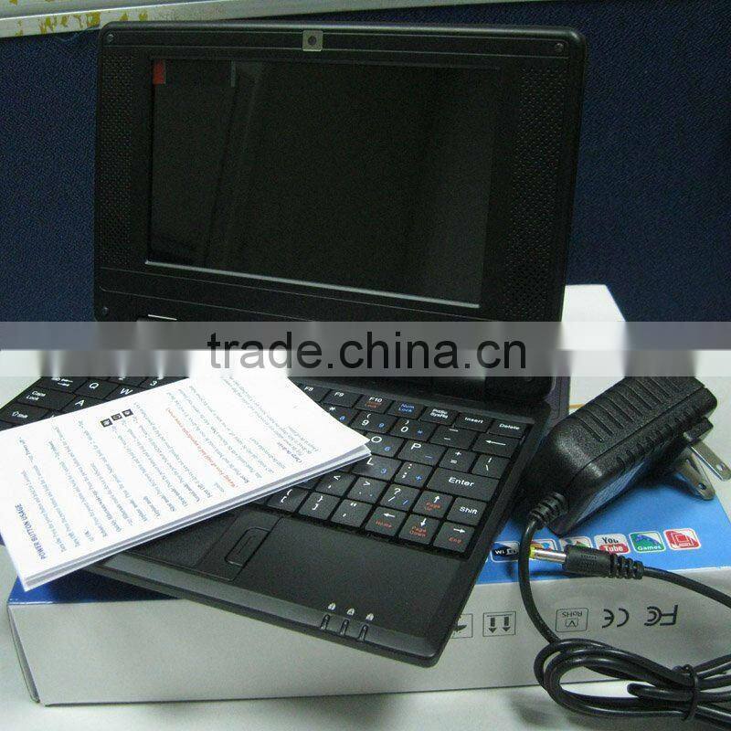Cheap Mini Laptop 7 inch Web camera