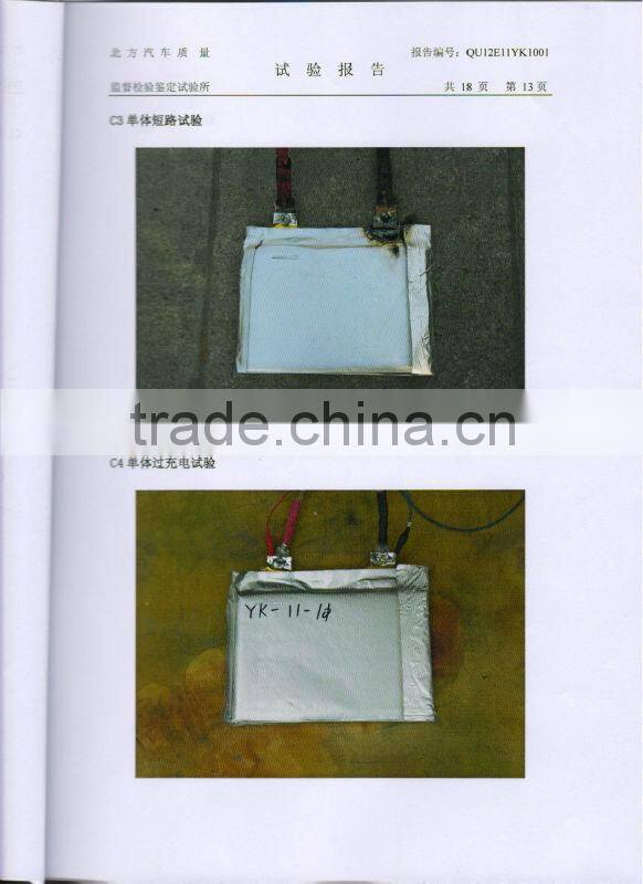 EV High Quality LiFePO4 Battery Pack 3.2V 300AH for Sanitation Car, Low Speed Car