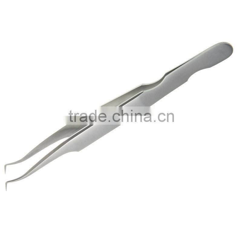 Curved tweezers, eyelash extension tweezers, eyelash picking tweezers