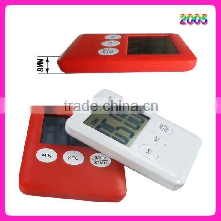 Extra thin magnetic fridge timer ,digital kitchen countdown timer