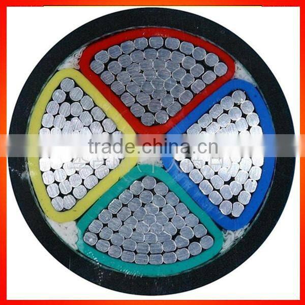 XLPE Insulated pvc sheath al core electrical cable type