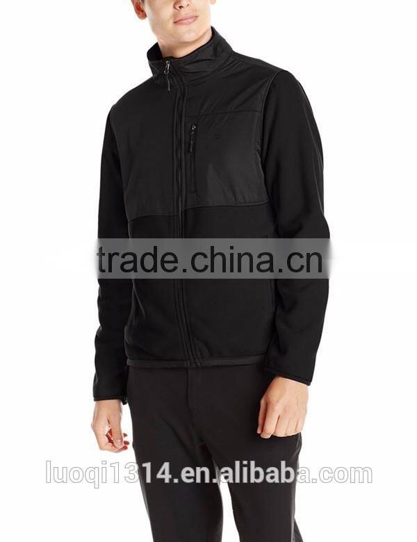2016 Customize man fleece jacket wholesale polar fleece jacket with your own design logo