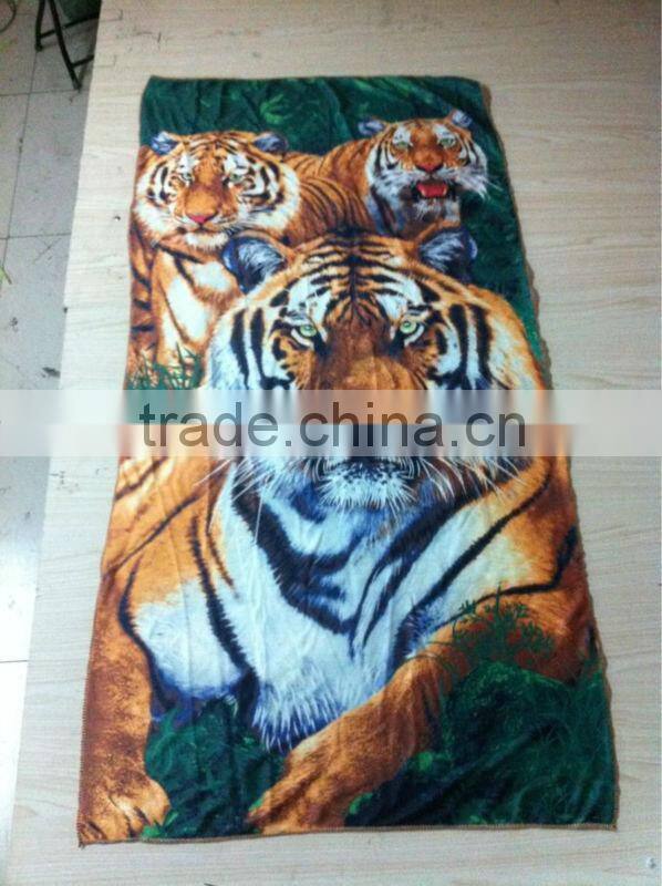 China manufacturer custom printed microfiber towel for beach