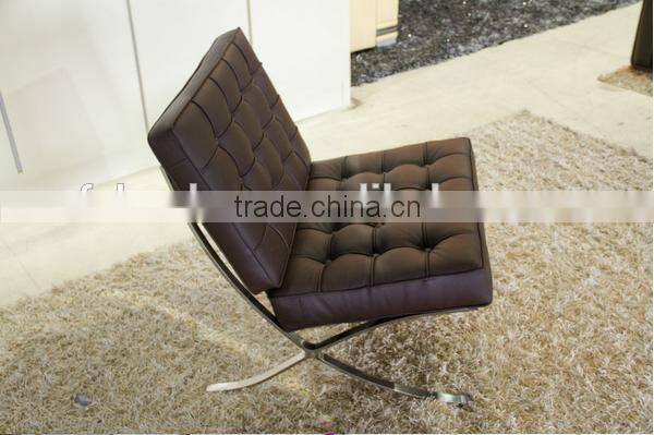 classic living room soft metal frame barcelona chair