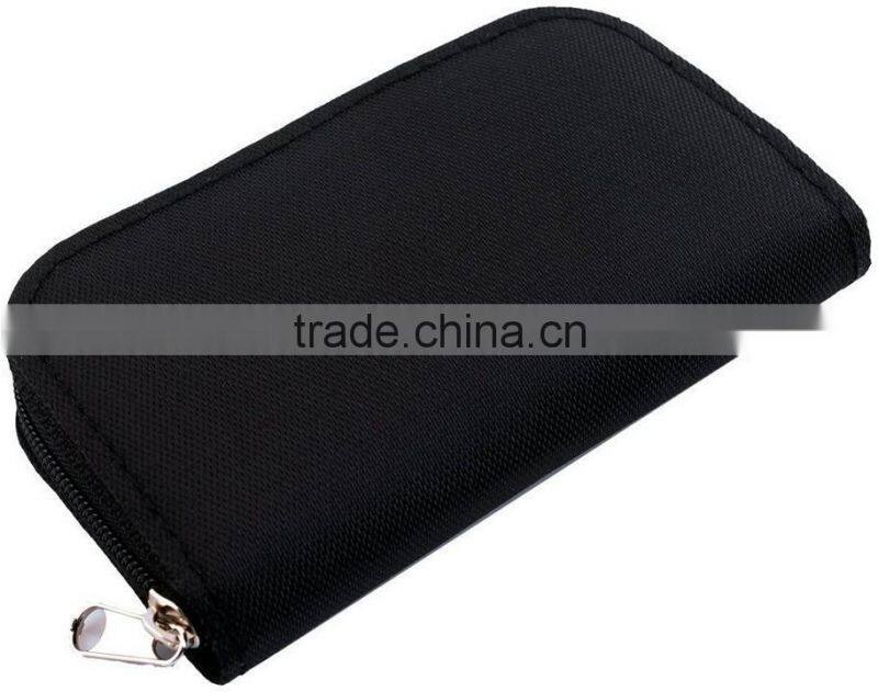 Portable 2 Pack Micro SD Memory Card Zippered Storage Bag Pouch Bag