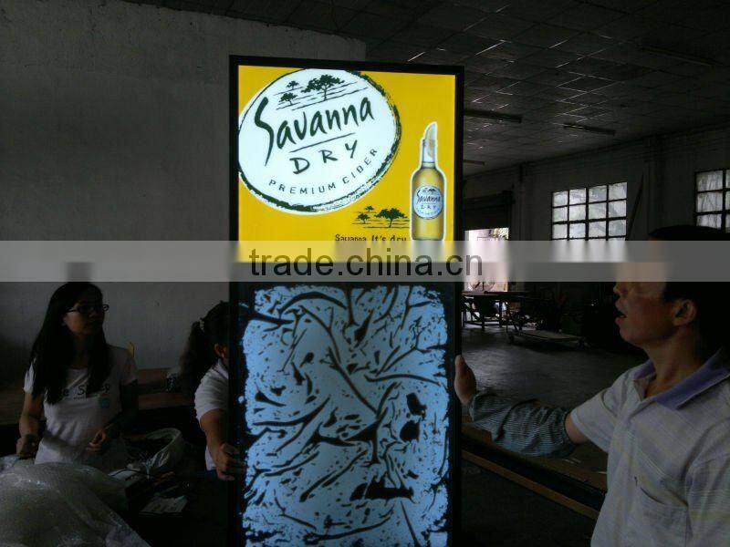 Luminescence Writing Board with poster frame