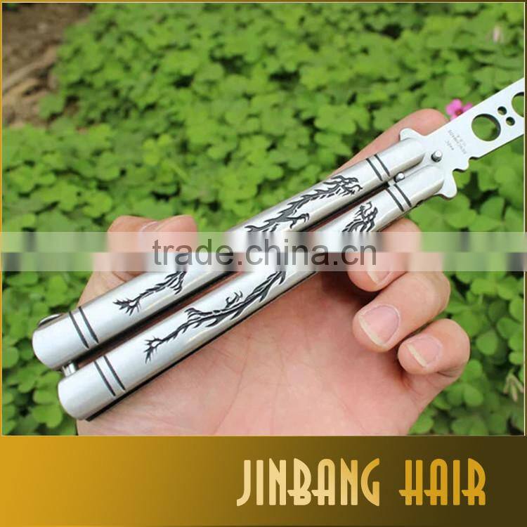 2016 Aibaba Express Practice Balisong Butterfly Multi Functional Double Dragon Dull Trainer Comb Hot Selling in Malaysia