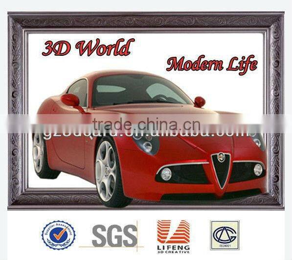 Custom 3D pictures of buildings design with flip effect No. 1 Morden Art in China