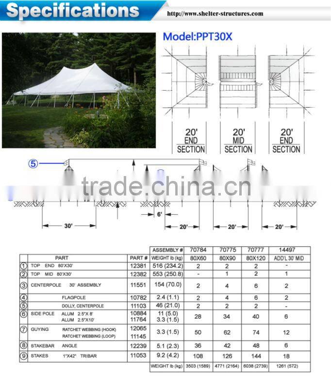 8X10 Outdoor Canopy Tent for Event