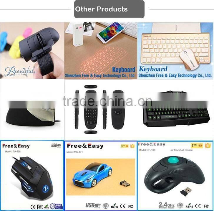 Fasion and beautiful wireless flexible keyboard mouse set