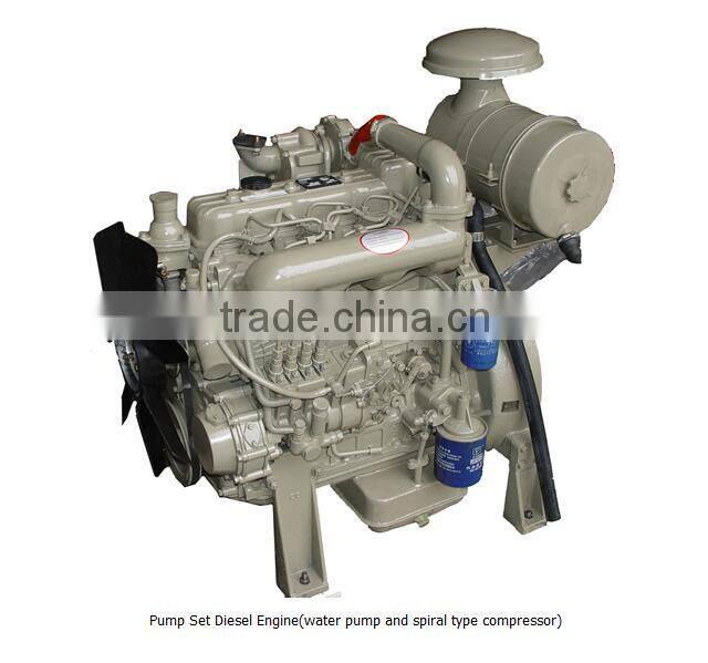 Pump Set Diesel Engine(water pump and spiral type compressor)