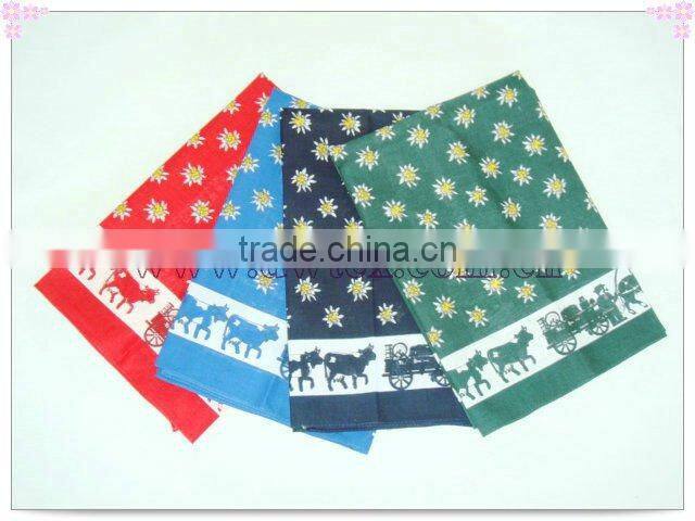 100% Cotton printed foulard bandana