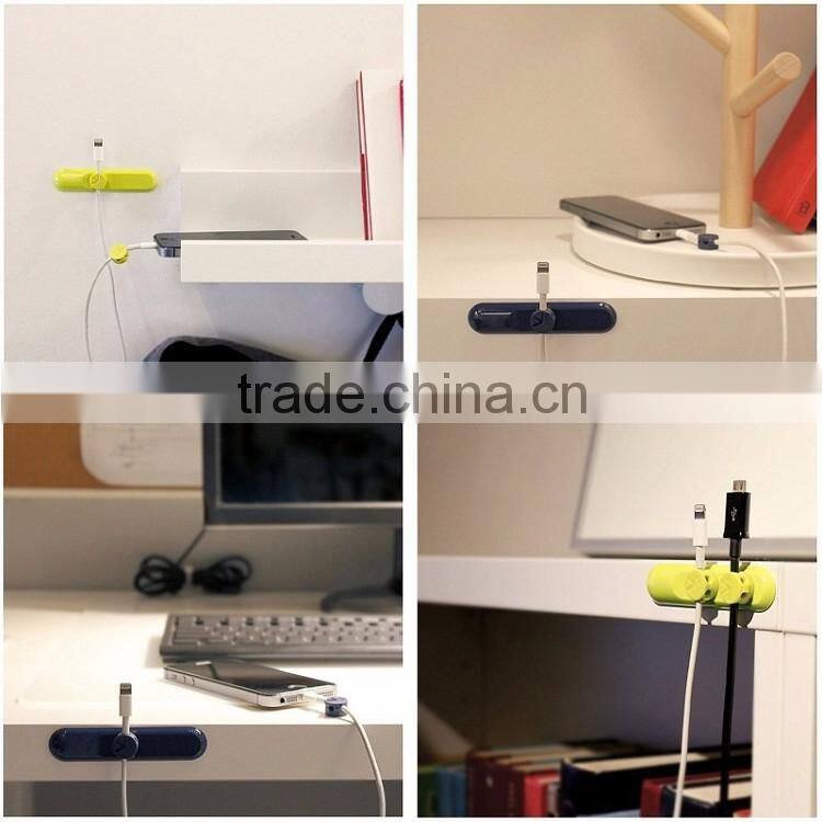 Innovative Magnetic Desktop Cable Clips Wire Cord Organiser