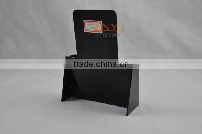 Desktop Colour Balck Acrylic A4 Paper Holder Magazine Rack
