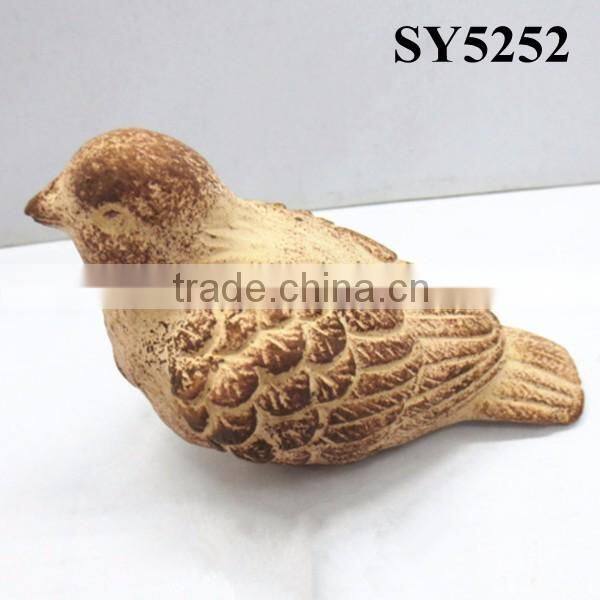 Cement pots for indoor swan shape animal flower pots