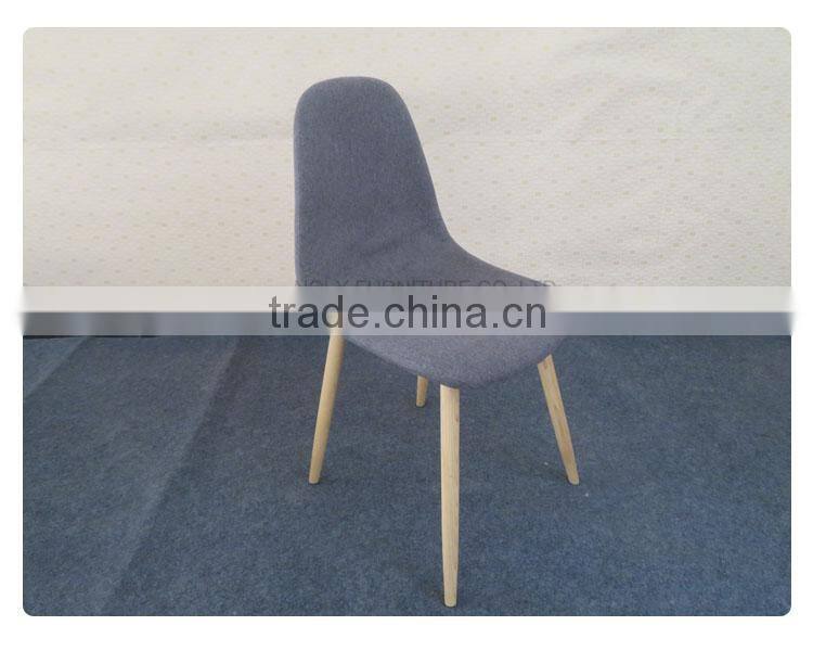 Standard Furniture Dining Room fancy linen upholstered dining chairs with wood legs