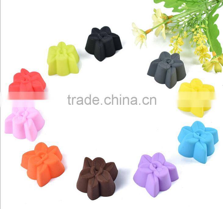 3 cm iris muffin cups silicone cake mould, jelly mould, soap mould baking tools