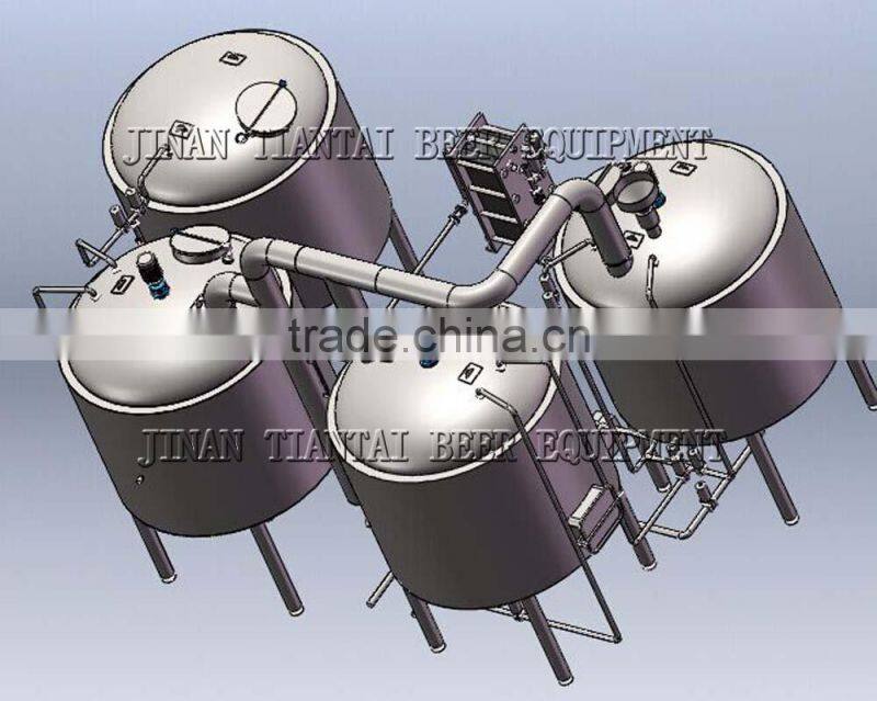 Professional manufacture OEM 3500L-5000L commerical brewery system for sale