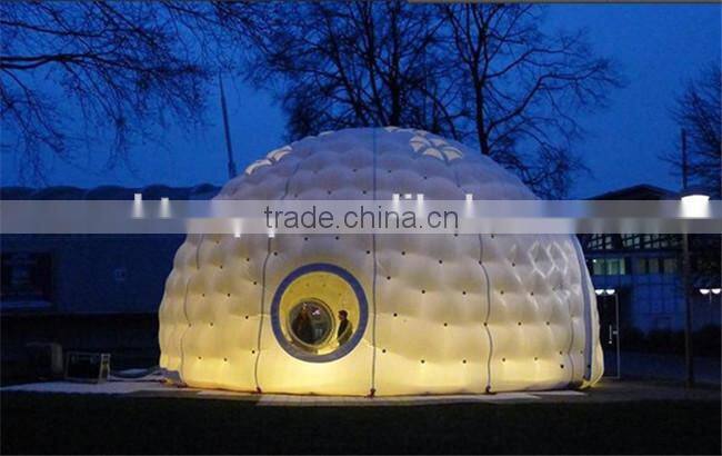high quality inflatable tents export to Europe/semi-circular tent