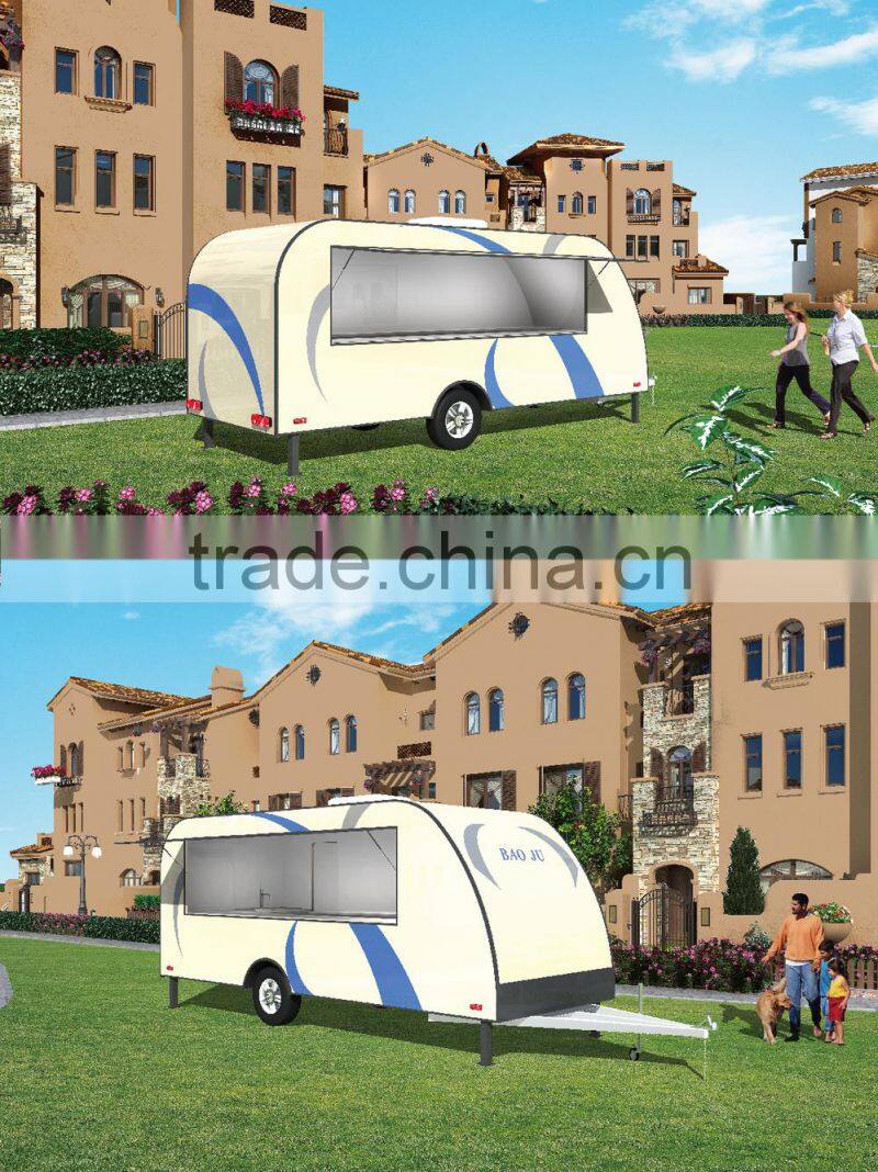 FV-78 New model ice cream mobile kiosk truck trailers car trailer
