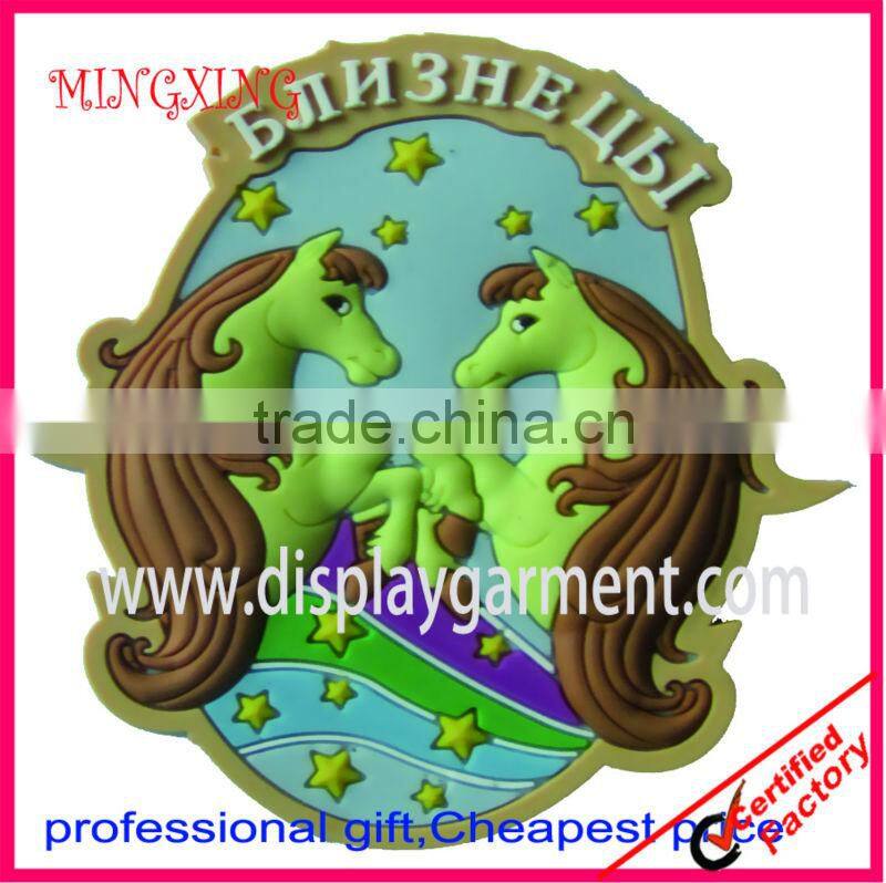 pvc rubber 3d patch,silicone rubber patch, garment pvc badge,