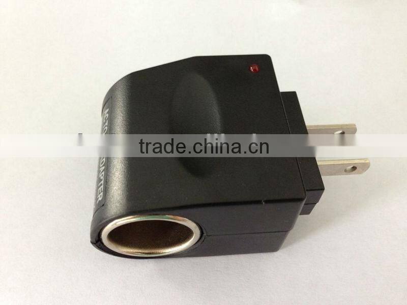 US Plug AC/DC car charger With Power Socket For Car Chargers