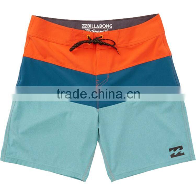 Colorful Stripes Swimming Pants Swim Shorts Custom Pattern For Man