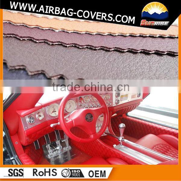 Artificial perforated leather fabric, eco-friendly leather export to Europe