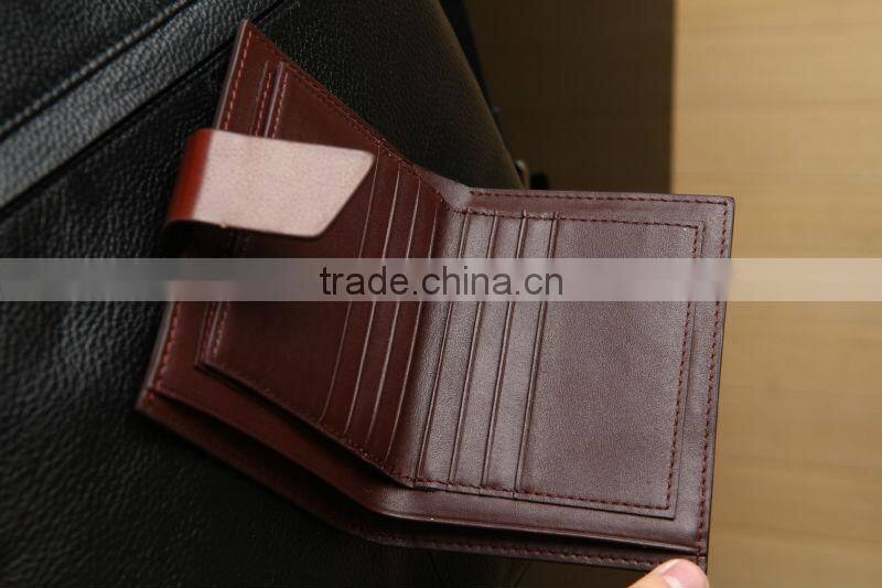 2014 fashional men wallet leather