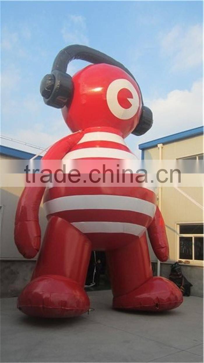 Lanqu giant inflatable advertising robotic cartoon models