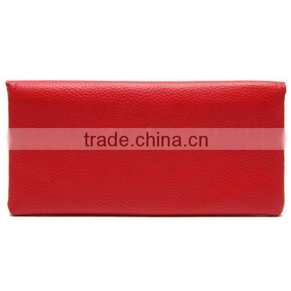 CW895-001 Top fashion red hand bag purse envelope wallet design ladies clutches