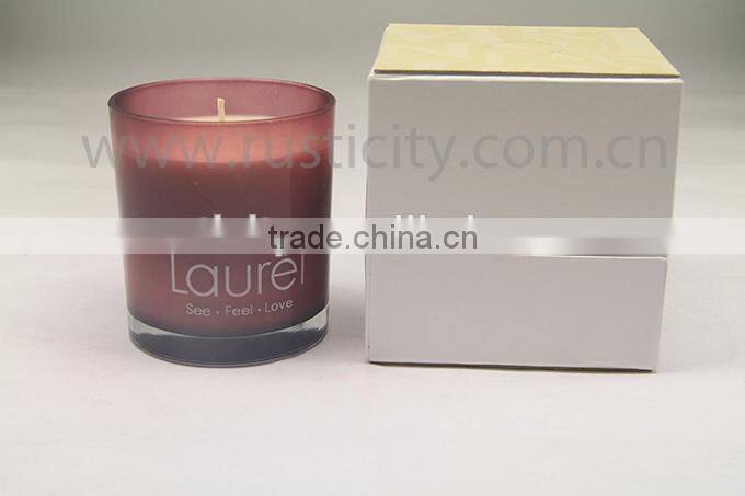 Long burning time natural material soy wax home decor