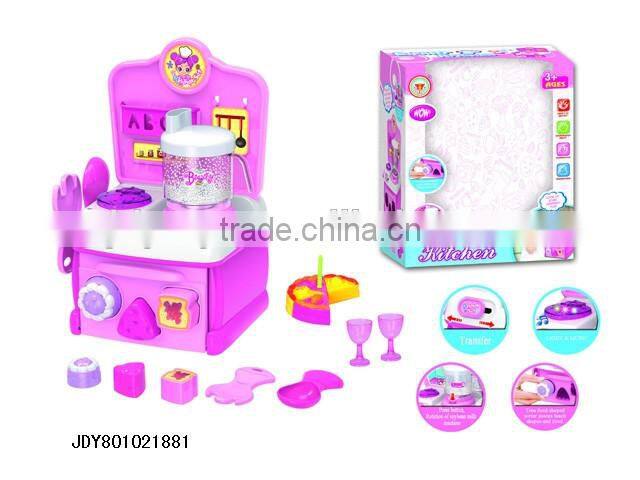 Pretend Play Toy Cookware Plastic Kitchen Tableware Toys Educational Play set