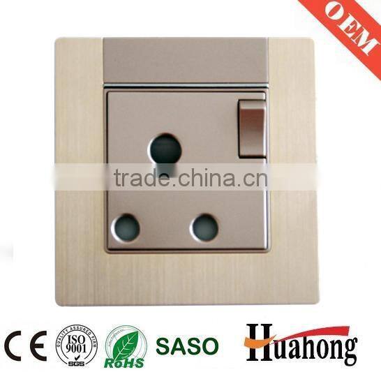 Aluminium satellite tv wall socket
