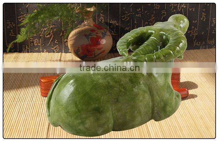 Auspicious Jade Feng Shui ox , ox statue