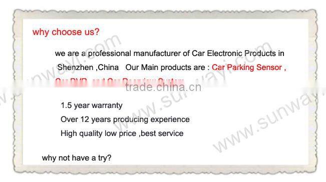 Popular LED head up display parking sensors with ultrasonic solar sensors