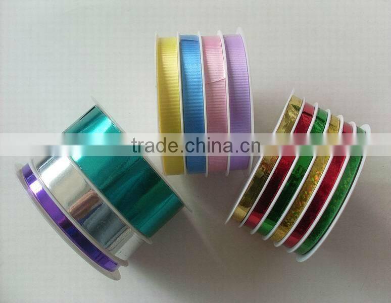 HOT SALE ! 20 Rolls 6 Channels Metallic Poly Curly Ribbon
