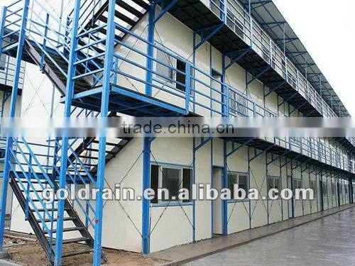 prefabricated steel structure of sandwich panel